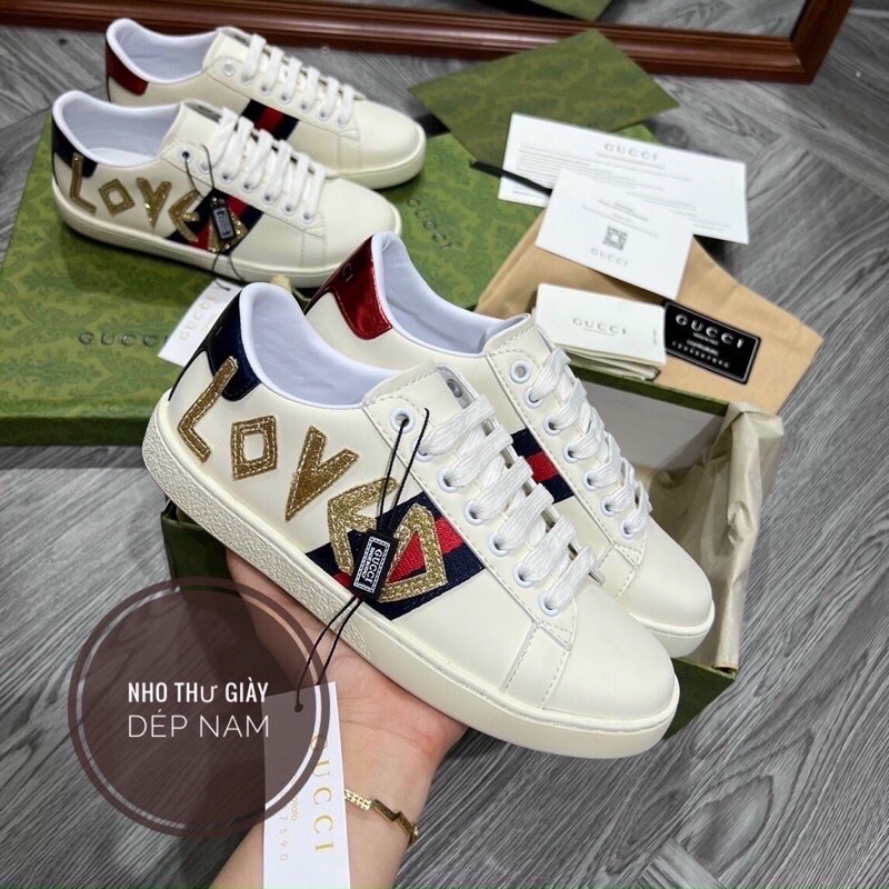 Giày Gucci loved 11 . Giày Gc nam nữ buộc dây kèm hộp