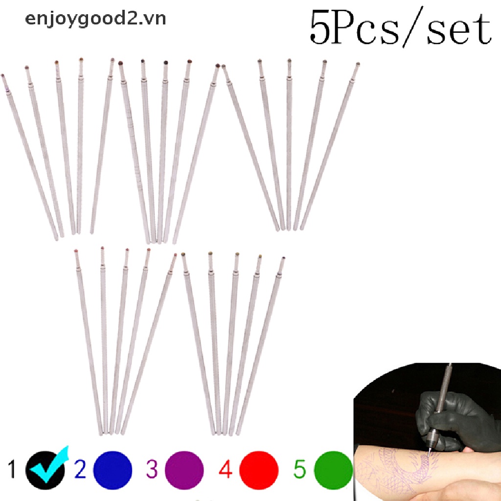 Set 5 Bút Đánh Dấu Hình Xăm Chuyên Dụng .