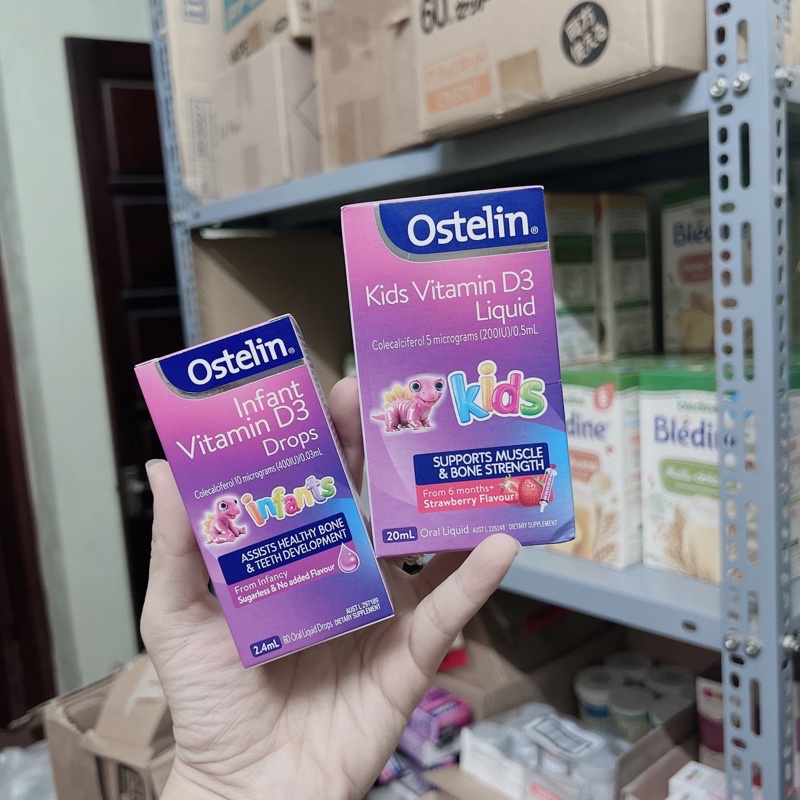 VITAMIN D3 OSTELIN ÚC- tăng khả năng hấp thụ canxi