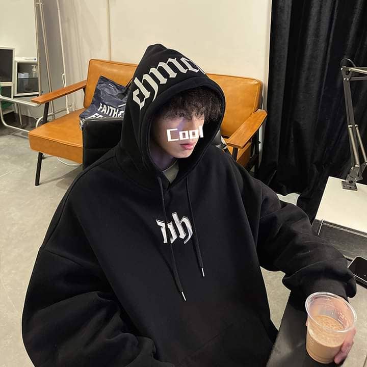 Áo hoodie tay dài nam nữ form rộng, phong cách hàn quốc, size từ M đến 9XL