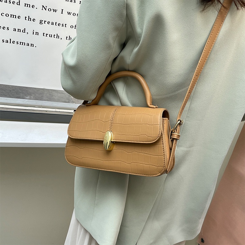 IELGY Túi Đeo Chéo Họa Tiết Vân Đá Có Thể Điều Chỉnh Phong Cách Hàn Quốc Cho Nữ