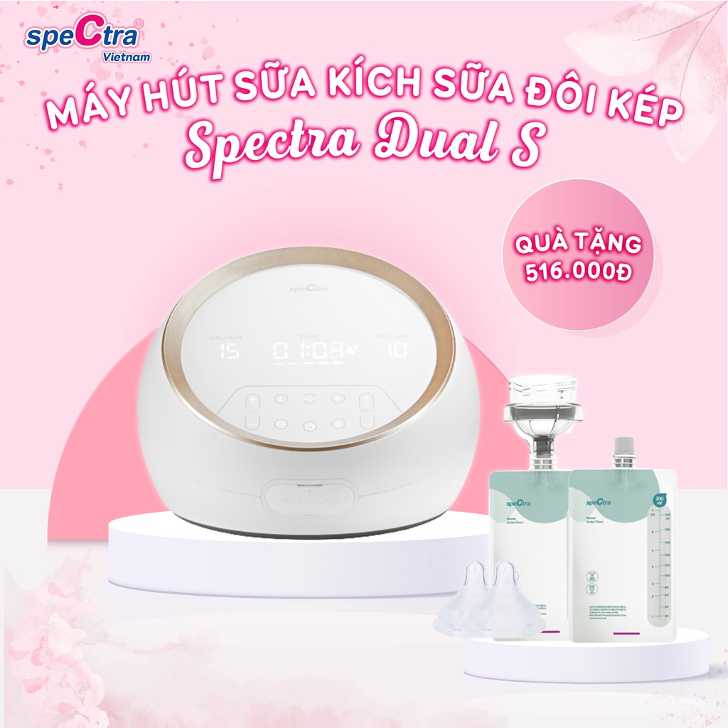 Máy Hút Sữa Điện Đôi/Kép Spectra Dual S - Hàng Chính Hãng
