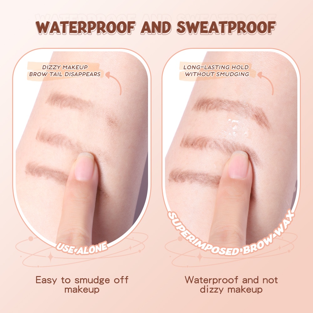 Bộ 3 món xà phòng với cọ và dao cạo tạo kiểu lông mày Banxeer không thấm nước lâu dài tiện dụng