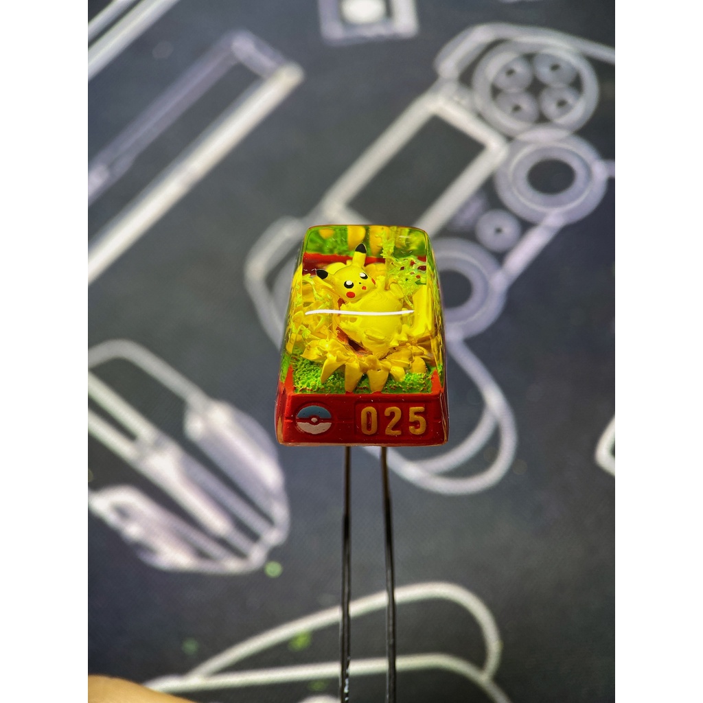 Keycap resin pokemon - nút bàn phím cơ - artisan