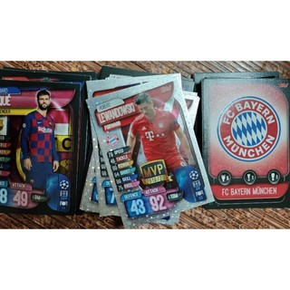 Thẻ cầu thủ bóng đá tự chọn Match Attax phiên bản nước ngoài
