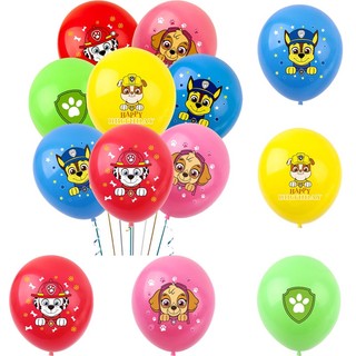 12 "Marshall Rubble Chase Skye Paw Patrol Latex Balloons Kids Birthday Party Trang trí