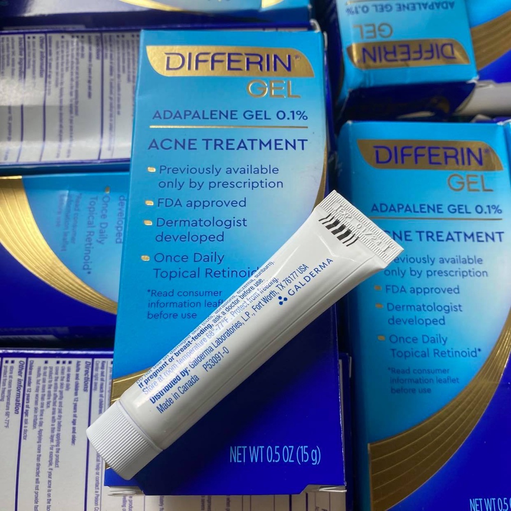 Kem giảm mụn Diffiren 15gr gel bản Us
