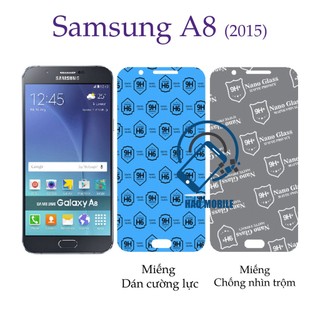 Dán cường lực dẻo nano Samsung A8 Dán chống nhìn trộm, dán cường lực dẻo nano