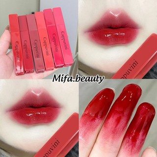 Son cappuvini tint bóng vỏ vuông đỏ nội địa trung cp95