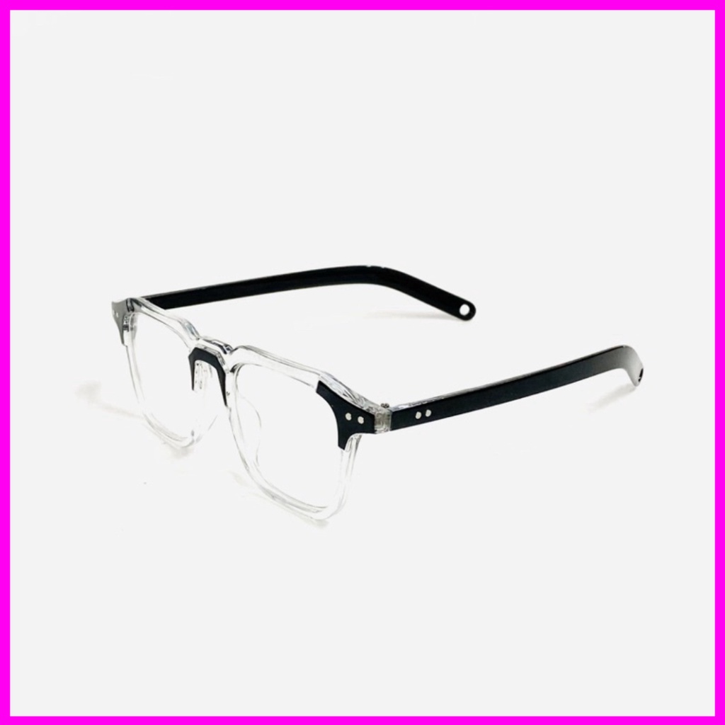 Mắt kính unisex hot trend trang điểm FREESHIP gọng kính râm giới tính nhiều màu sắc phong cách