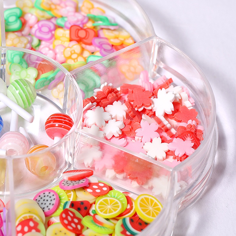 UR Sugar Phụ Kiện Trang Trí Móng Tay 3D DIY Hình Trái Cây Xinh Xắn