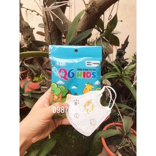 Khẩu trang 6d cho bé 1-5 tuổi gói 10 chiếc