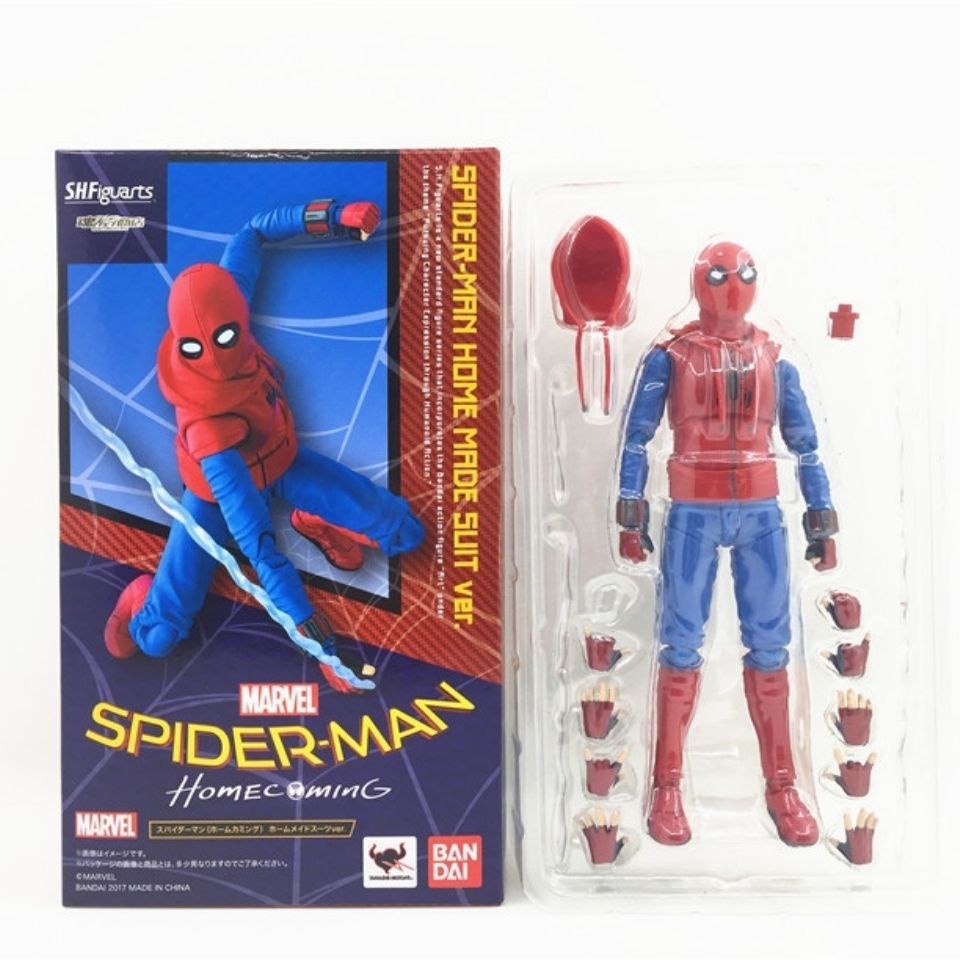Mô Hình Nhân Vật Anh Hùng SHF Edition Spider-Man Deluxe Edition Trang Trí