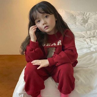 SET BỘ NỈ ĐỎ BEAR CHO BÉ