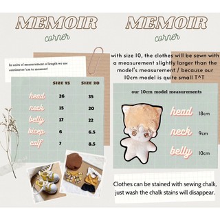 Outfit Doll 15cm 20cm - Áo dài "Mộc"