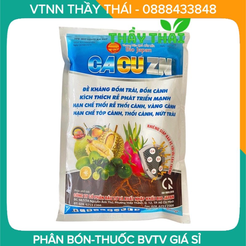 Phân bón lá CA CU ZN (800gr), Kích thích ra rễ, hạn chế thối cành, rất tốt cây con