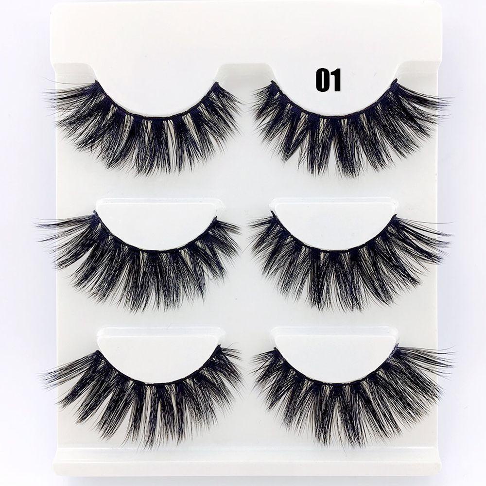 Set 3 Cặp Lông Mi Giả MIH SKONHED Thời Trang Dành Cho Nữ