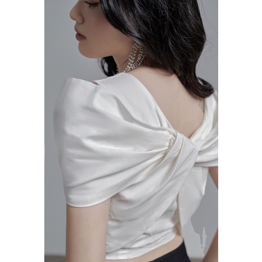 MEI TOP - Áo kiểu thắt nơ