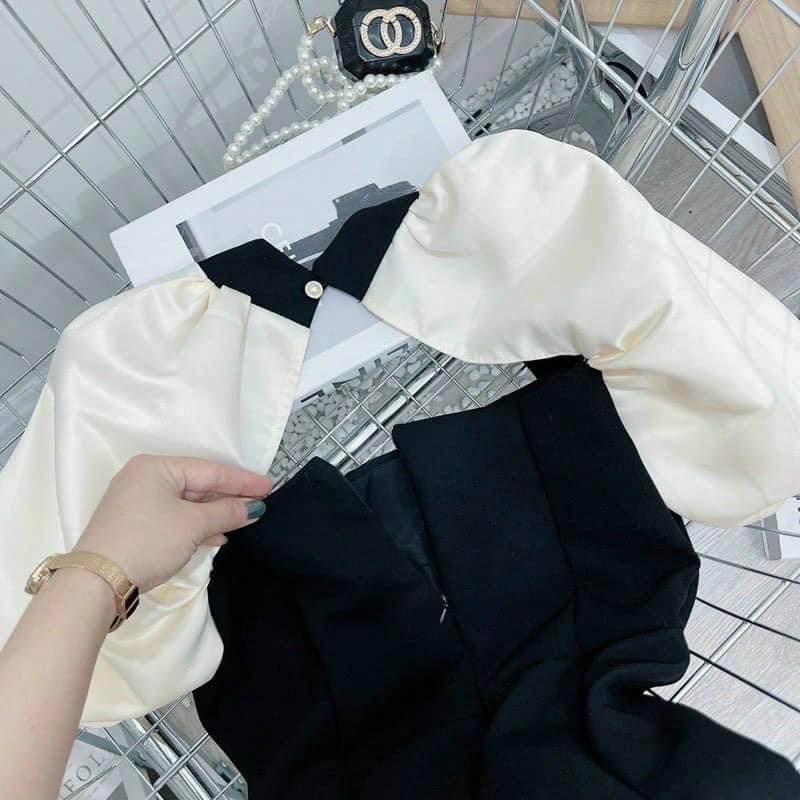 Đầm phối tay D71