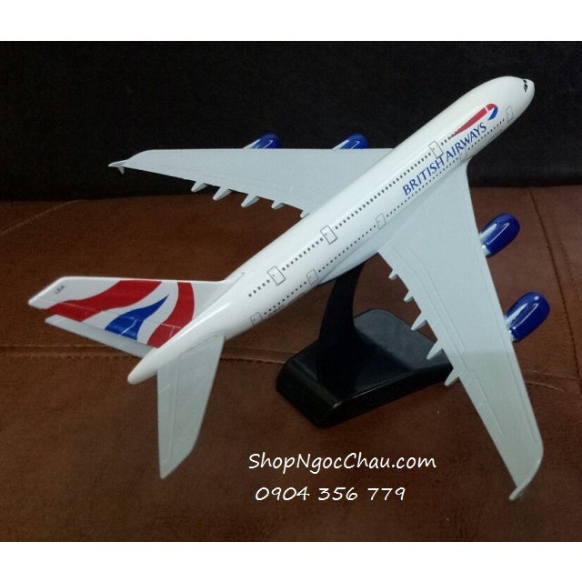 Mô hình máy bay tĩnh của các hãng hàng không Quốc Tế Airbus A380 20cm