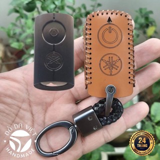 Bao Da Chìa Khóa Smartkey Yamaha NVX, Janus, Nozza Grande, FreeGo, Latte, Exciter 155 VVA da bò thật, bảo hành 2 năm
