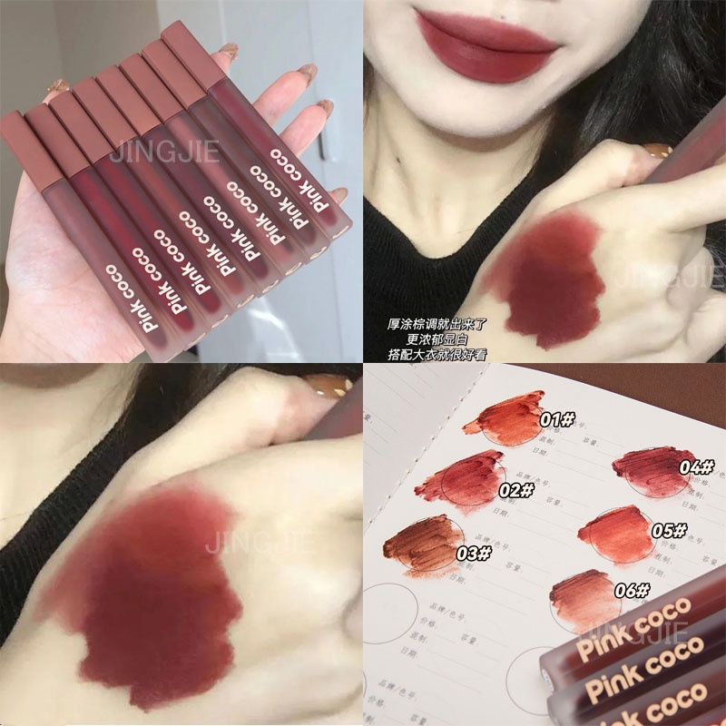 Son Kem lì Pink Coco mềm mịn môi lên màu chuẩn Chính Hãng