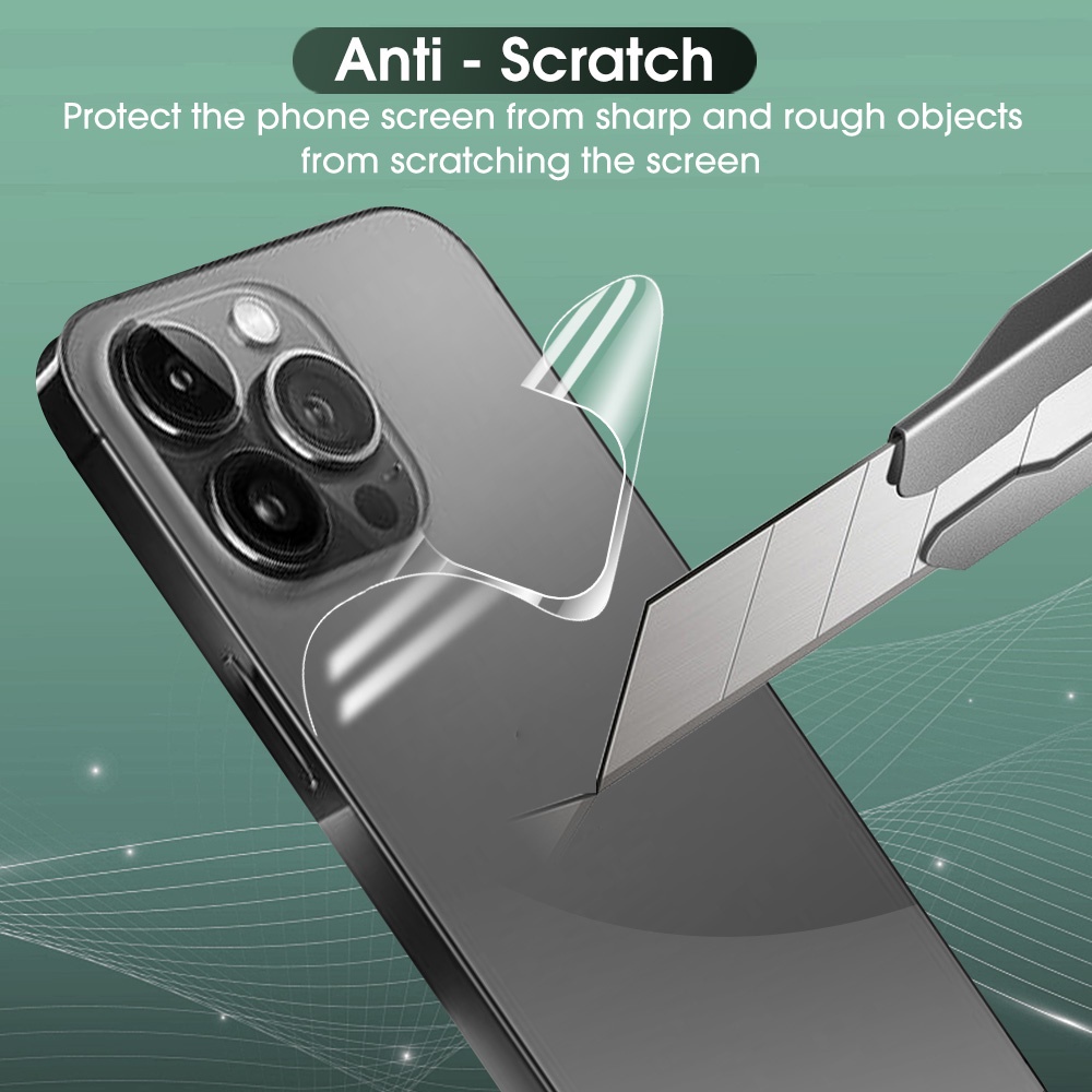 Phim Dán Hydrogel Mềm Siêu Mỏng Trong Suốt Chống Trầy Xước Cho iPhone 14 / 14 Pro / 14 Plus / 14 Pro Max