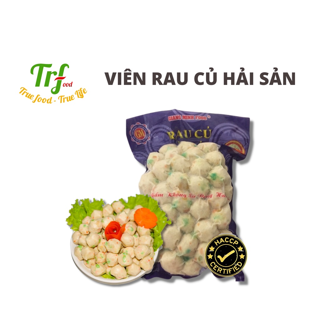 Viên hải sản rau củ Giang Minh Foods 500g [Chỉ giao hỏa tốc HN]