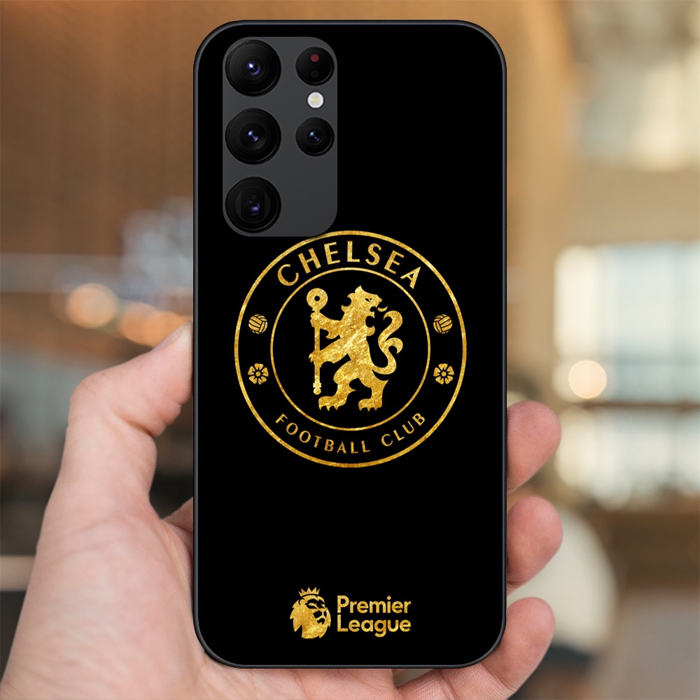 Ốp lưng Samsung S20 Ultra viền đen in hình Chelsea FC