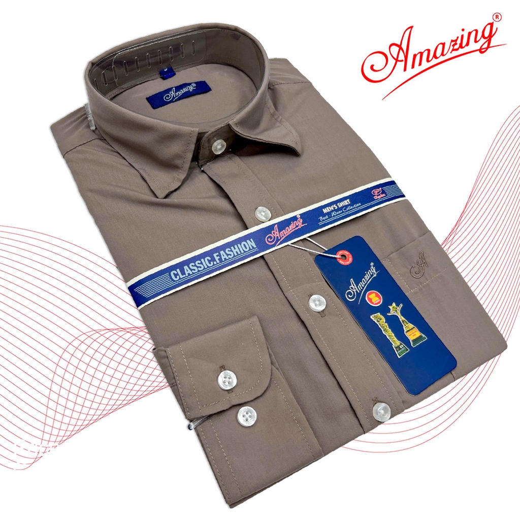 Áo sơ mi nam cao cấp nhiều màu, có tới size đại 100kg, chất mềm mịn thoáng mát, somi vạt bầu form rộng, Amazing