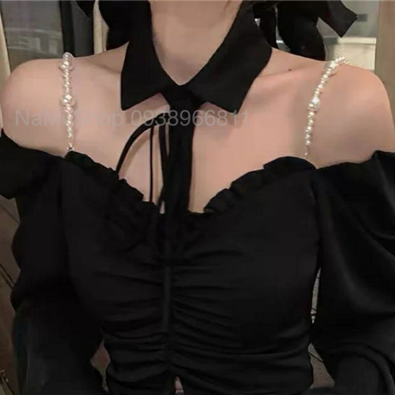 Dây áo ngực thủ công làm từ hạt nhựa cao cấp DA013