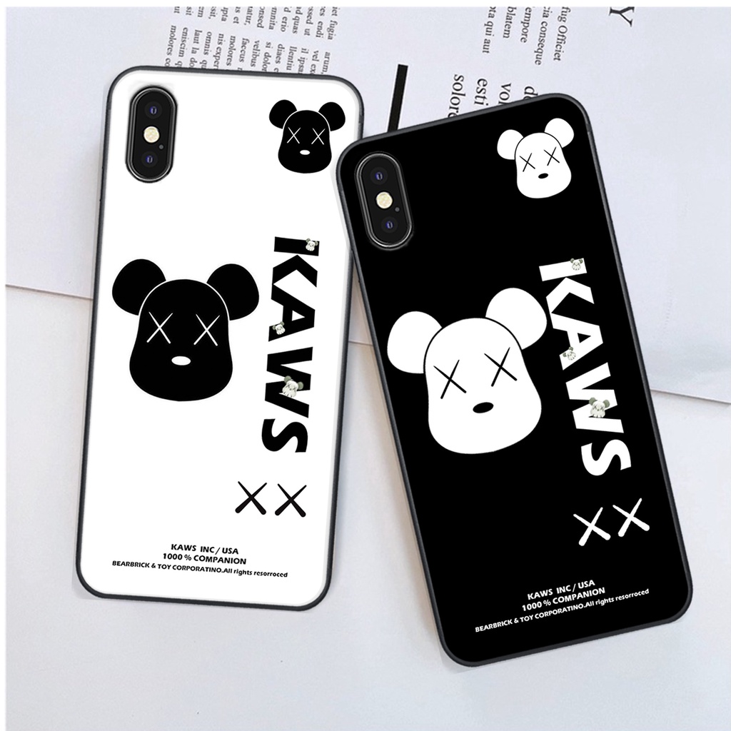 Ốp lưng ip X / XS / XS MAX in hình K@ws, Cool Be@r SIÊU NGẦU