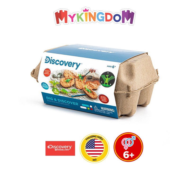 Đồ Chơi DISCOVERY STEAM Bộ Khảo Cổ 6 Trứng Khủng Long 1345008451