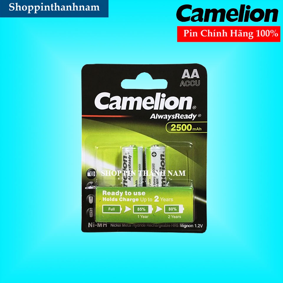 Pin sạc AA Camelion 2500mAh chất lượng cao