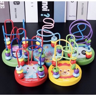Đồ chơi luồn hạt mini gỗ cho bé luyện khéo tay kiên nhẫn