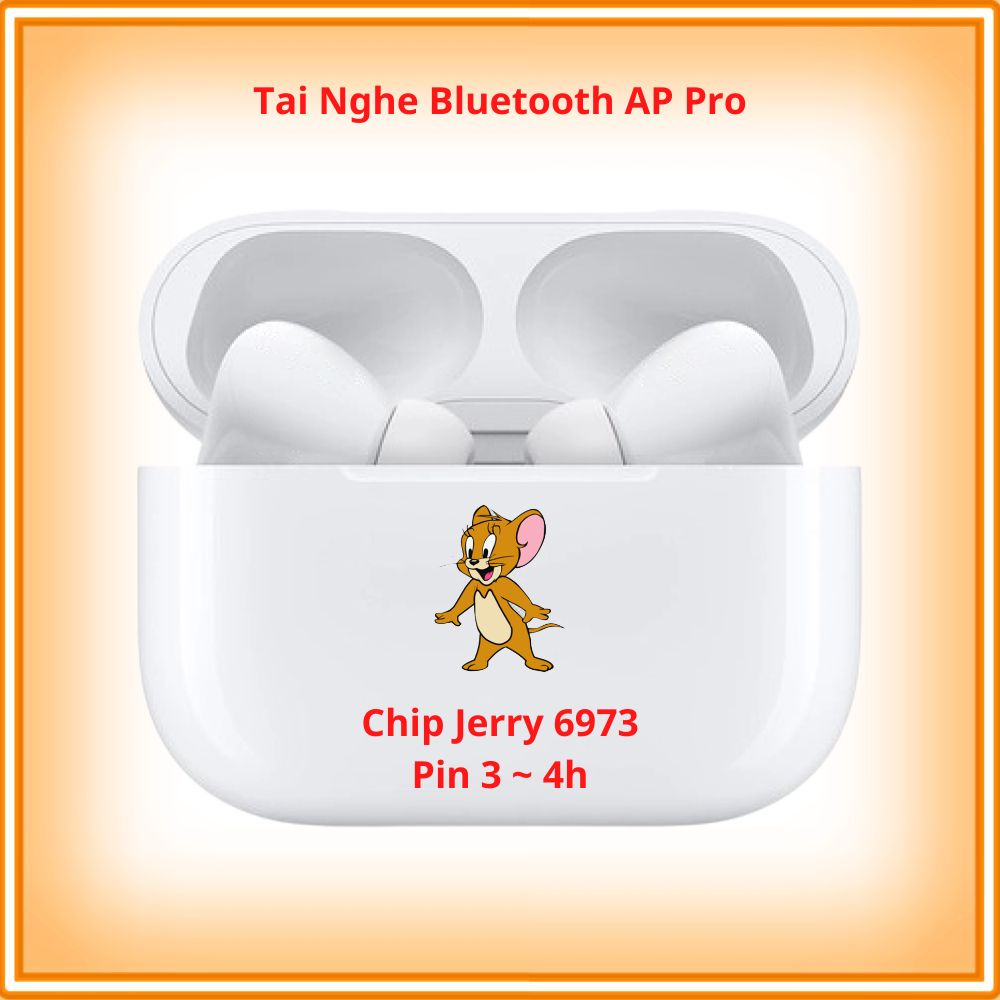 Tai nghe bluetooth AP Pro Chip Jerry Tai nghe nhét tai không dây TWS đầy đủ chức năng định vị đổi tên Satoh Store