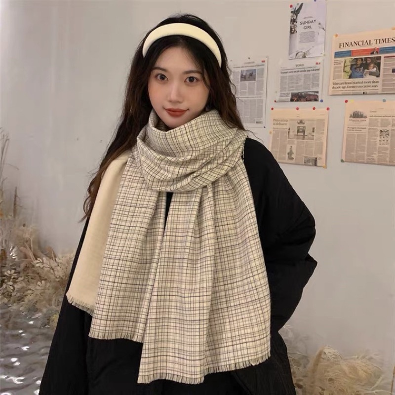 [HÀNG CÓ SẴN] KCC1 - Khăn quàng cổ Cashmere cao cấp dày dặn nam nữ phong cách Hàn Quốc unisex