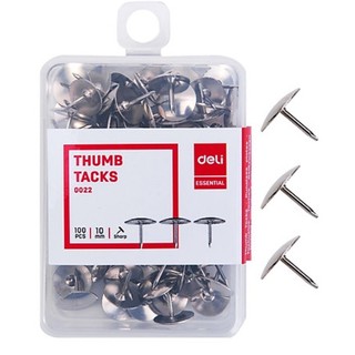 ĐINH GHIM MŨ INOX DELI E0022