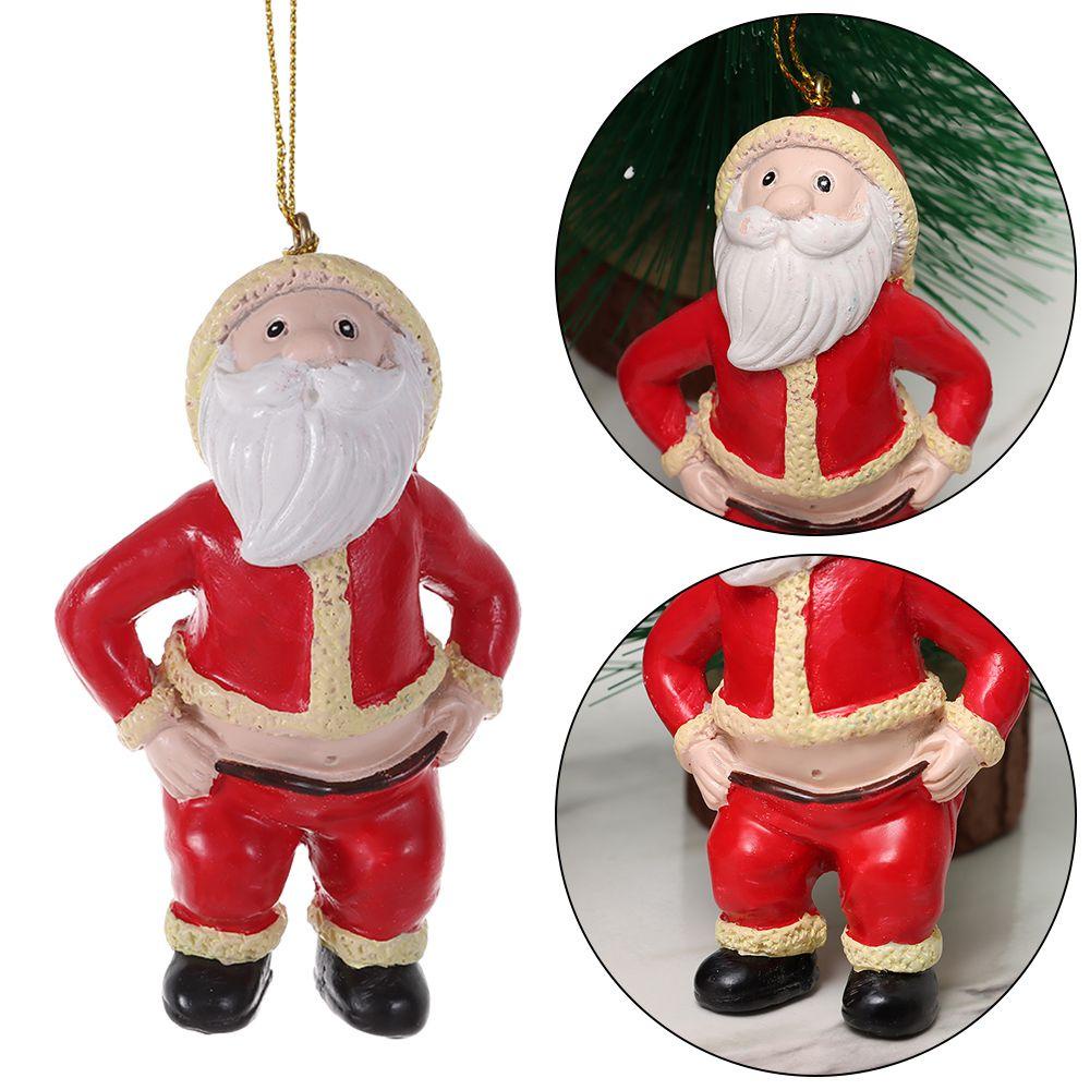 CONOPERY Phụ Kiện Treo Trang Trí Cây Thông Giáng Sinh Hình Ông Già Noel Mini