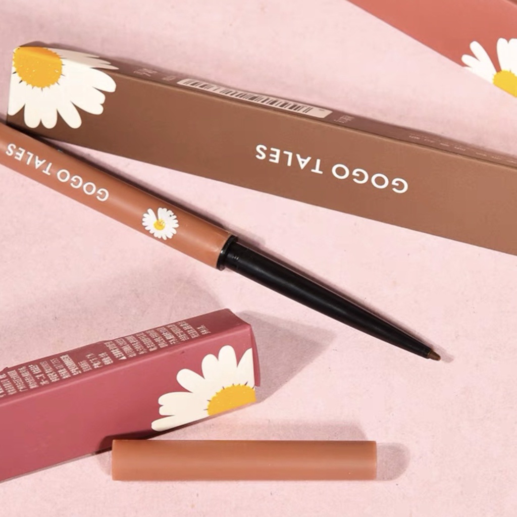 Chì kẻ mắt hoa cúc GOGO TALES nét sắc mảnh chống nước lâu trôi Waterproof Crayon Eyeliner