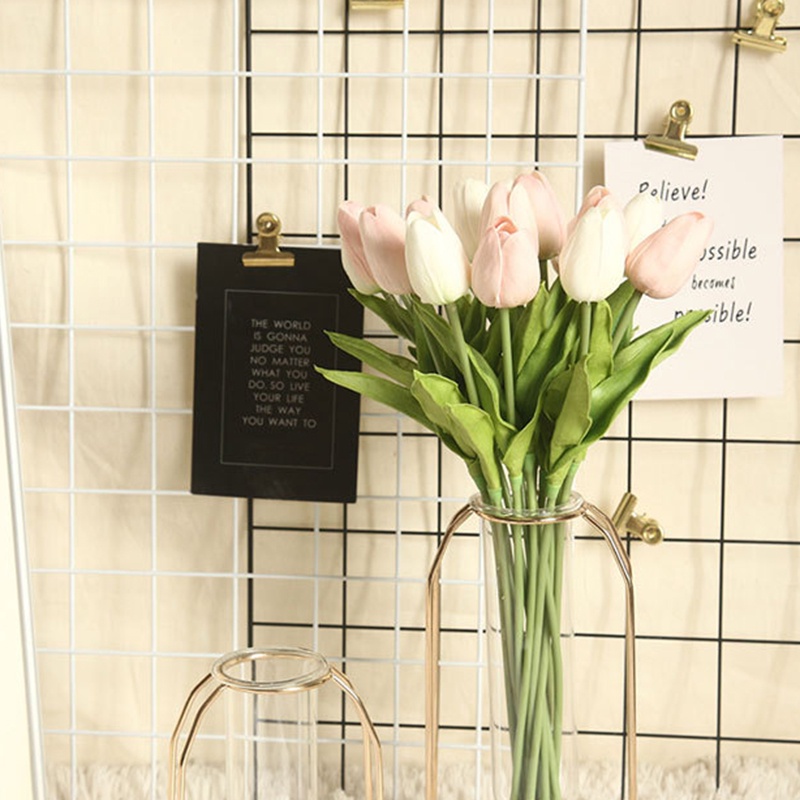 Hoa Tulip Giả Bằng PU Chất Lượng Cao Trang Trí Nhà Cửa