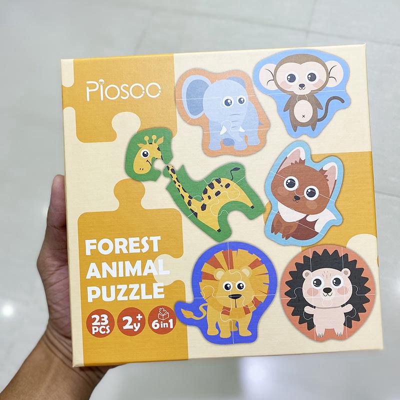 Bộ Ghép Hình Kích Thích Trí Thông Minh Piosoo 7 Chủ Đề An Toàn Cho Bé - TAC002