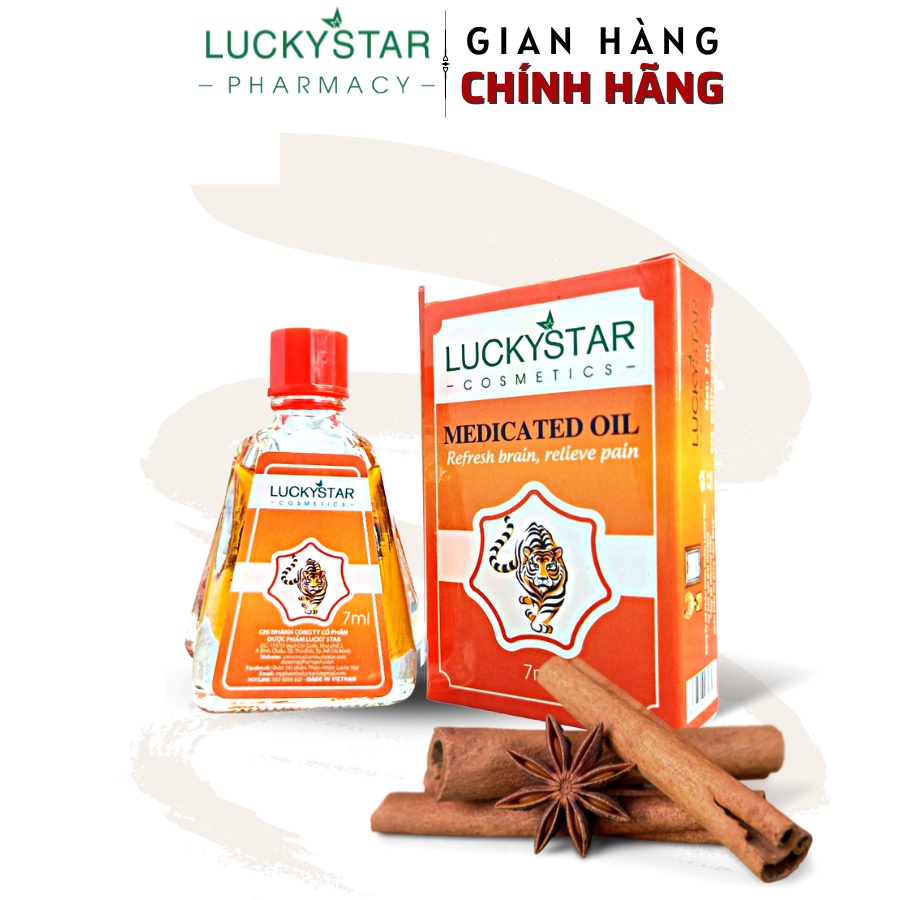 Dầu Gió Đỏ Mẹ và Bé Lucky Star 7ml
