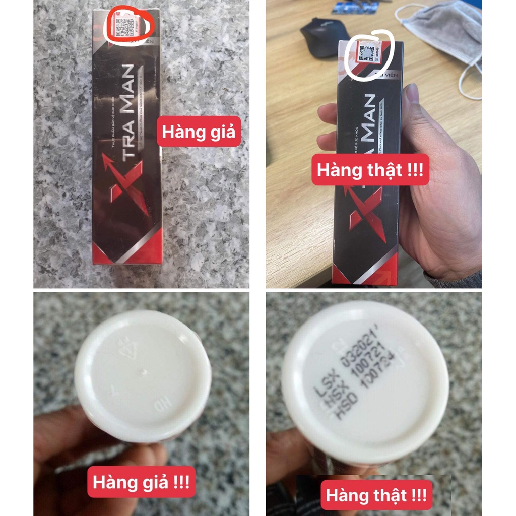 Viên Sủi XTRAMAN(Combo mua 2 tặng 1) Cải thiện Sinh Lý Nam, Kéo dài thời gian quan hệ Hộp 20 Viên