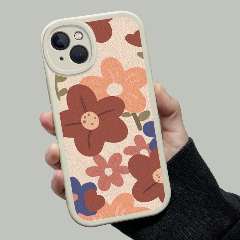 Thời trang Dòng hoa đơn giản chống va đập Vỏ điện thoại cho Redmi 9A 9T 9C note11 9 Xiaomi 12 pro 12x 11 Lite 11 UItra 10s 10Pro POCO X3 POCO X3 NFC Chống Rơi