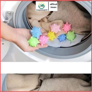 Sỉ 10 bóng giặt mini quần áo( có video)