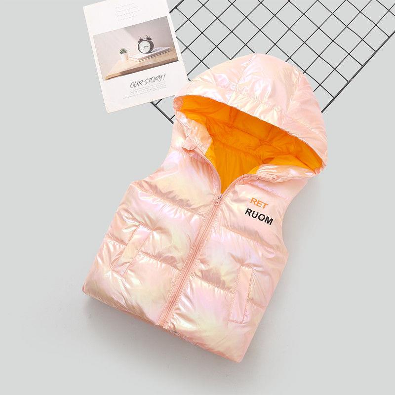 Áo Khoác Phao cotton Dày Không Tay Giữ Ấm Mùa Thu Đông Cho Bé Gái