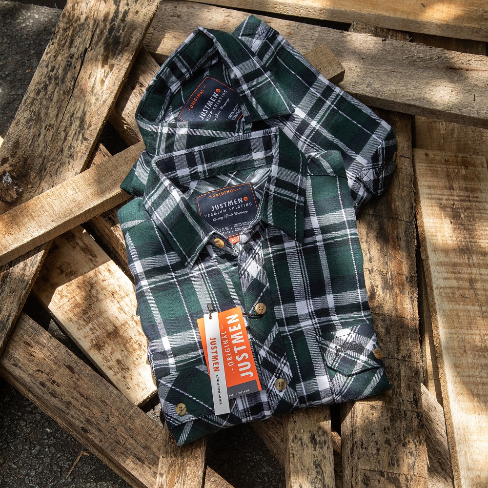 Áo Sơ Mi Flannel Caro Just Men 220109.2