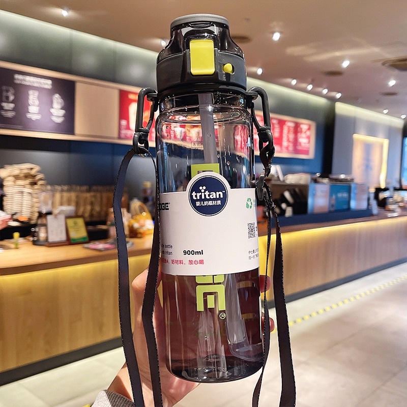 Bình nước DODGE có lõi lọc trà,có dây xách tiện lợi, khoá trống tràn  900ml