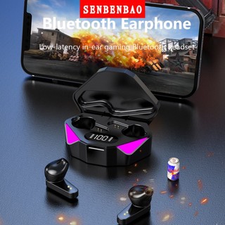  Tai nghe chơi game Senbenbao X15 TWS Tai nghe không dây Tai nghe chống nước Tai nghe điều khiển cảm ứng có khả năng khử tiếng ồn Tai nghe bluetoothTWS cho Android 